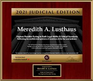 AV Preeminent 2021 Judicial Edition - Meredith AV Preeminent 2021 Judicial Edition - Meredith