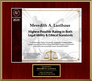 AV Preeminent Highest Rating 2021 - Meredith AV Preeminent Highest Rating 2021 - Meredith