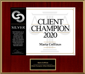 Client Champion Silver 2020 - Maria